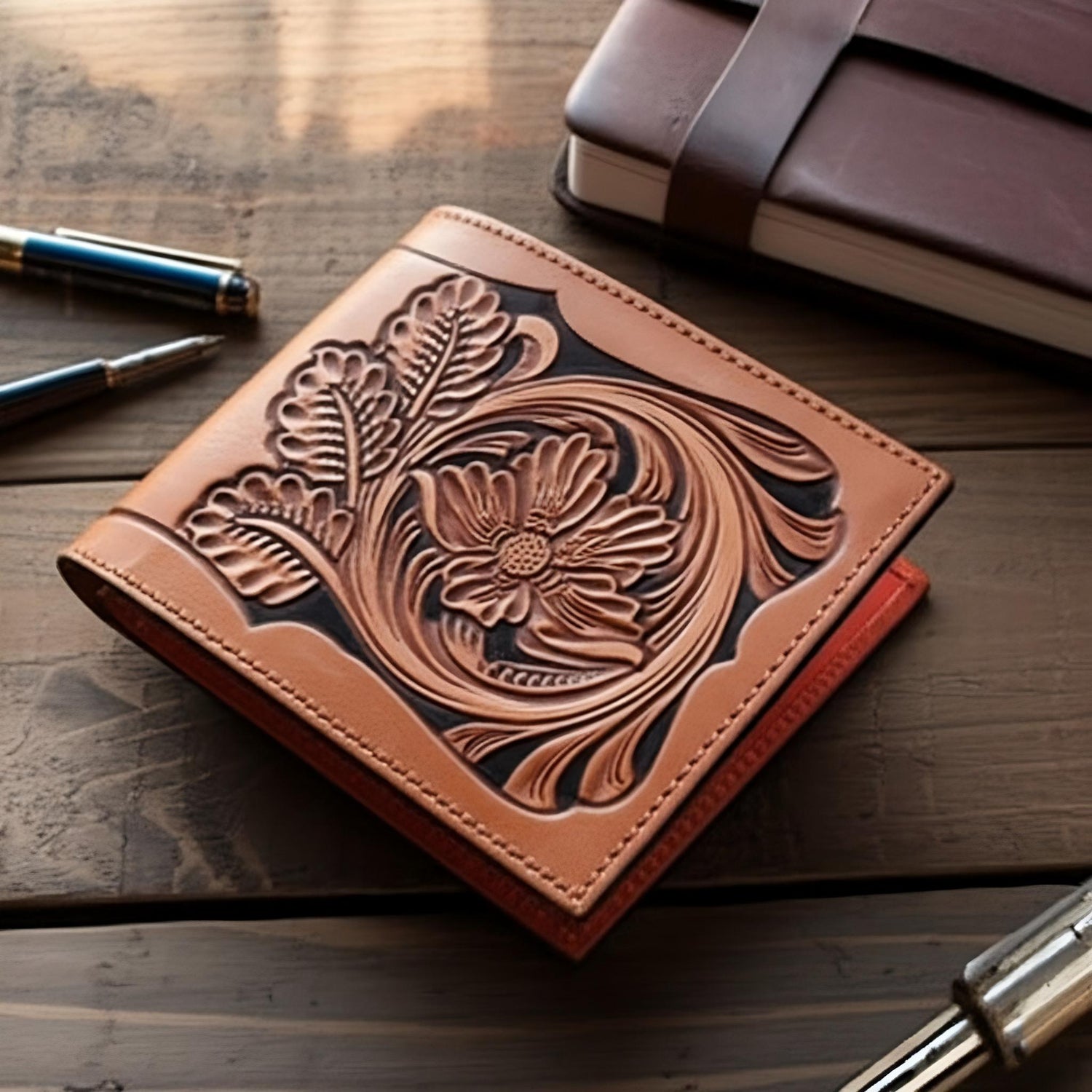 Men Handmade Leather Wallet