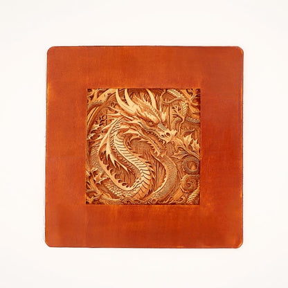 3D Dragon Leather Mouse Pad