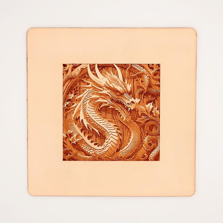 3D Dragon Leather Mouse Pad