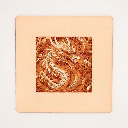 3D Dragon Leather Mouse Pad