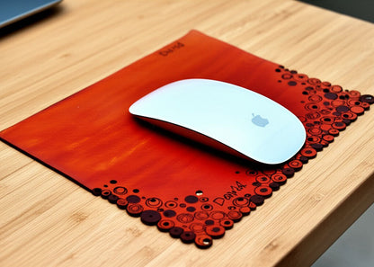 Leather Mouse Pad with Design