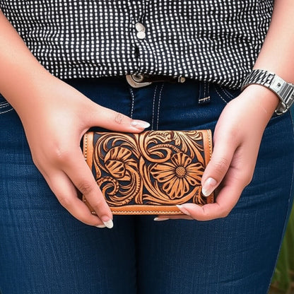 HandMade Brown Women Wallet