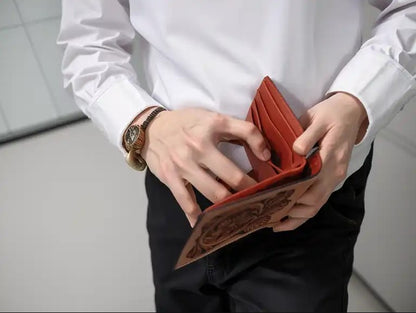 HandMade Bifold Brown Wallet