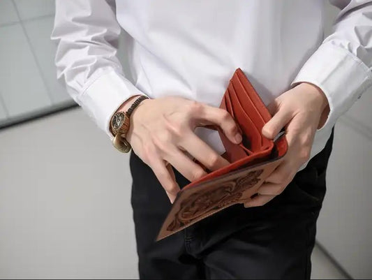 HandMade Bifold Black Wallet