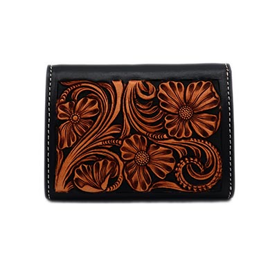 Custom Hand-Tooled Leather Wallets - Trendy Leather